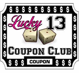 lucky 13 coupon club