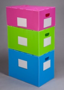 Packaway Dorm boxes Foldable reusable box