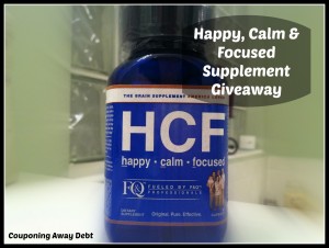 Happy, Calm & Focused Supplement Giveaway