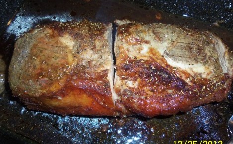 roast cooked using high heat method