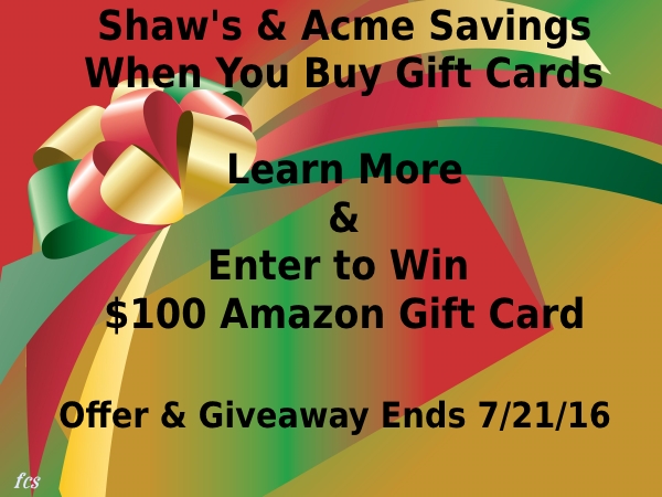 shaws acme gift card savings