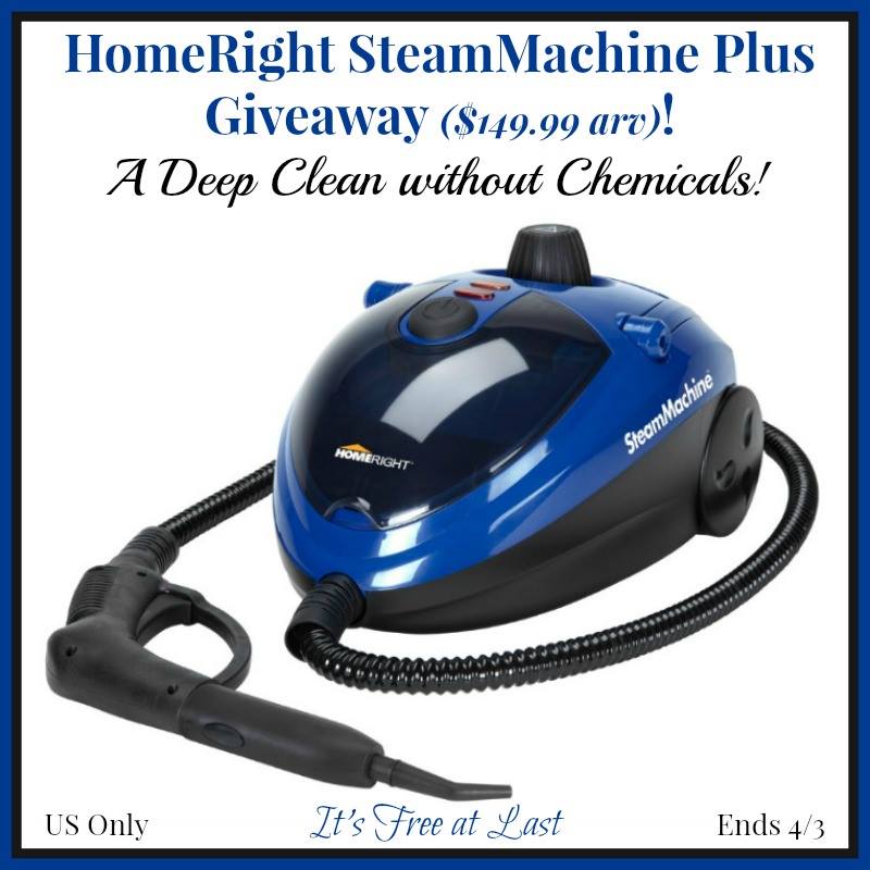 HomeRight SteamMachine Plus Giveaway