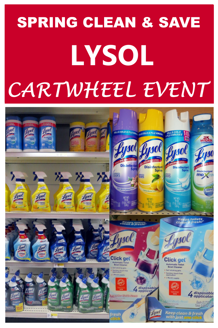 Target Cartwheel Lysol Savings Event