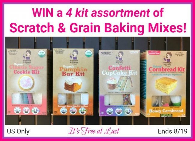  Scratch & Grain Baking Mixes Giveaway