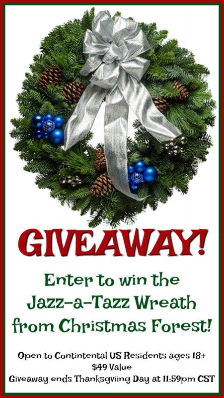Jazz-a-Tazz Wreath Giveaway
