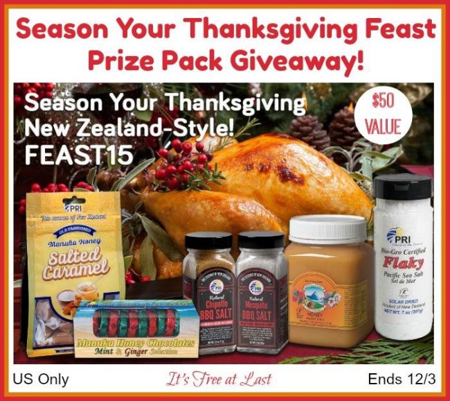 Season Your Thanksgiving Feast Prize Pack Giveaway