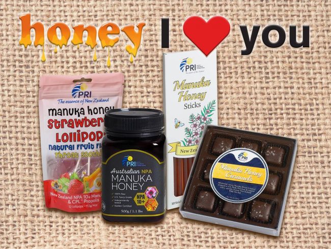 PRI Manuka Honey Valentine's Prize Pack 