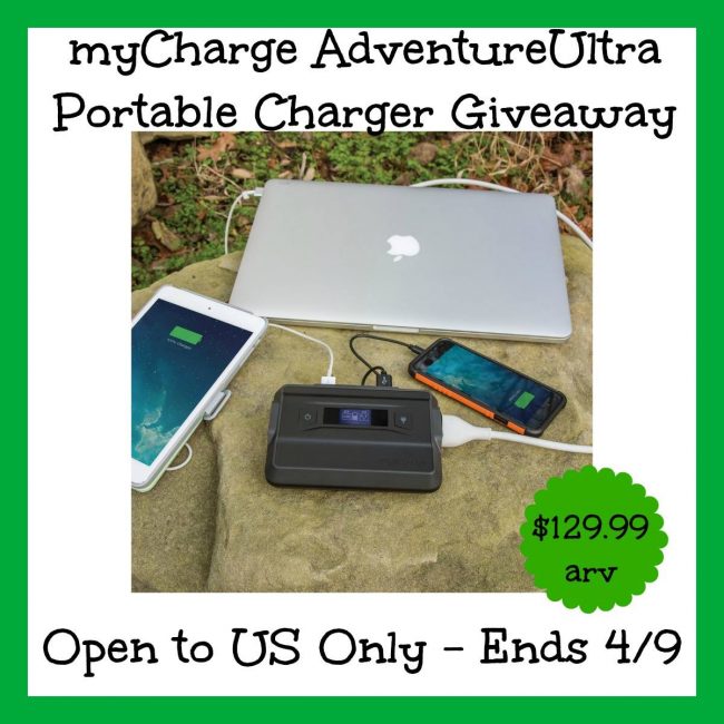 MyCharge Adventure Ultra Giveaway