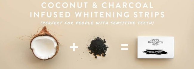 Pearly Whites Coconut Oil and Activated Charcoal Infused Teeth Whitening Strips Giveaway