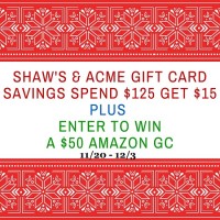 Shaw's & ACME Gift Card Savings + Enter to Win Amazon GC (US)