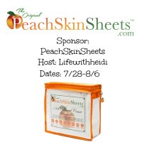 PeachSkinSheets Giveaway - Open to US