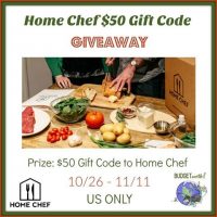 Home Chef $50 Gift Code Giveaway - US Only Ends 11/11/16
