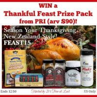 Thankful Feast Prize Pack Giveaway - Manuka Honey & More