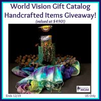 World Vision Gift Catalog Handcrafted Items Giveaway - $490 Value