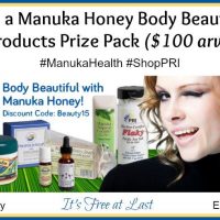 Manuka Honey Body Beautiful Products Prize Pack Giveaway
