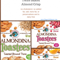 Almondina Toastees Review & Giveaway - An All Natural Product