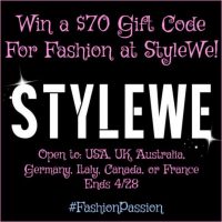 StyleWe $70 Gift Code Giveaway