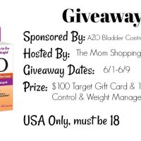 $100 Target GC + AZO Bladder Control & Weight Management Giveaway