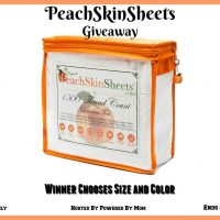 PeachSkinSheets Giveaway - Winner Picks Size and Color