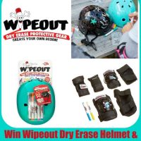 Wipeout Dry Erase Kids Helmet and Safety Pads Giveaway #IWipeout
