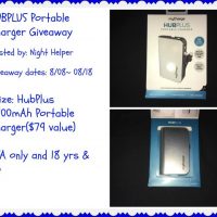 HUBPLUS Portable Charger Giveaway