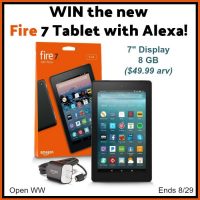 Kindle Fire 7 with Alexa Giveaway