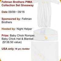 Feltman Brothers PIMA Collection Giveaway - Think Baby