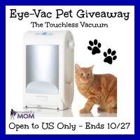Eye-Vac Pet Giveaway - A Stationary Vacuum ARV $129
