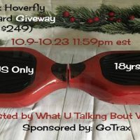 GoTrax Hoverfly Hoverboard Giveaway (arv $249)