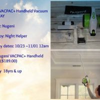 Nugeni VACPAC+ Handheld Vacuum Giveaway