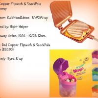 Red Copper Flipwich & WOWCup Snackpal Giveaway