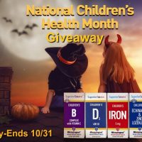 Superior Source Vitamins Prize Pack Giveaway - Honoring National Children's Health Month