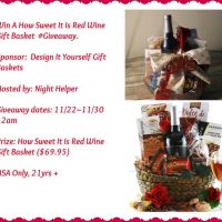 How Sweet It Is Red Wine Gift Basket Giveaway