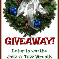 Jazz-a-Tazz Wreath Giveaway from Christmas Forest