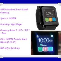 VIVITAR Android Smart Watch Giveaway