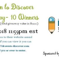 Drawn to Discover Giveaway - 10 Winners