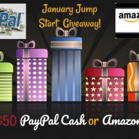 $50 Amazon Gift Card or PayPal Cash Giveaway