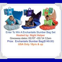 Enter To Win A Enchantail Slumber Bag Set Giveaway