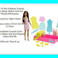 Barbie Crayola Color Magic Station Doll and Playset #Giveaway