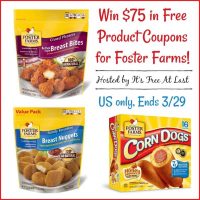 $75 in Foster Farms Freebie Coupons Giveaway