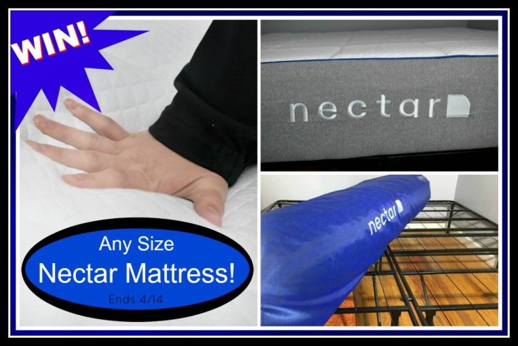 Nectar Sleep Mattress Giveaway Winner's Choice of Size