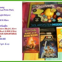 Prize Pack Package Giveaway - DVD's, Book, Solar System Model
