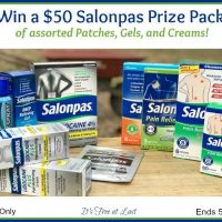 Salonpas Prize Pack Giveaway - Assorted Patches, Gels, and Creams #giftsformom18