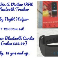 Vivitar VFit Cardio Bluetooth Tracker Giveaway
