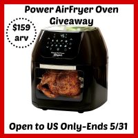 Power AirFryer Oven Giveaway