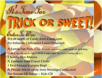 Trick or Sweet Giveaway - 11 Winners