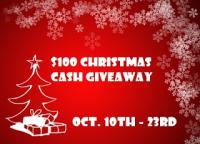 $100 Christmas Cash Giveaway