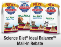 Hill's Science Diet Ideal Balance Mail-In Rebate