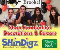 Shop ShinDigZ for All Your Graduation Party Supplies - 110% Price Guarantee