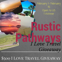 $500 Rustic Pathways I Love Travel Giveaway - Gift Certificate for Travel or Hotel